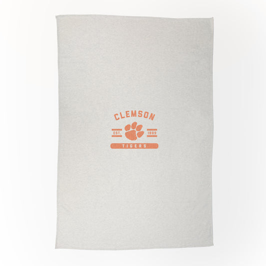 Clemson Sublimated Sweatshirt Blanket
