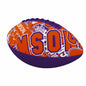Clemson University Mini Abstract Size Rubber Footballl