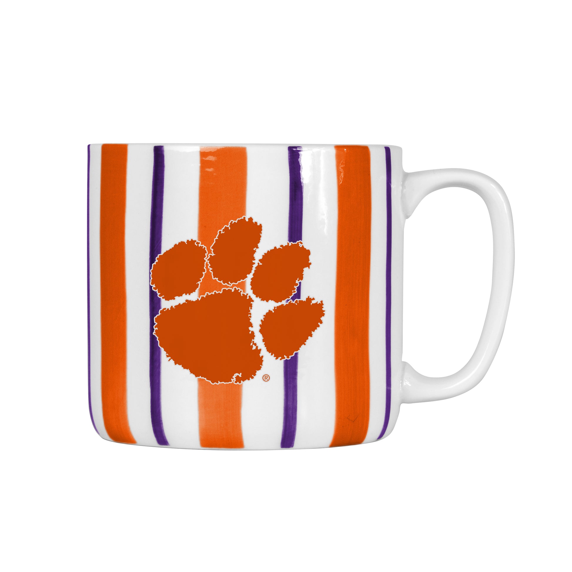 Clemson 16oz Brushstroke Stripe Mug