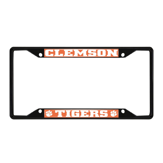 Clemson University Black License Plate Frame