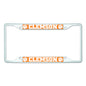 Clemson University-White License Plate