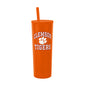 Clemson 30oz Athletic SS Straw Tumbler