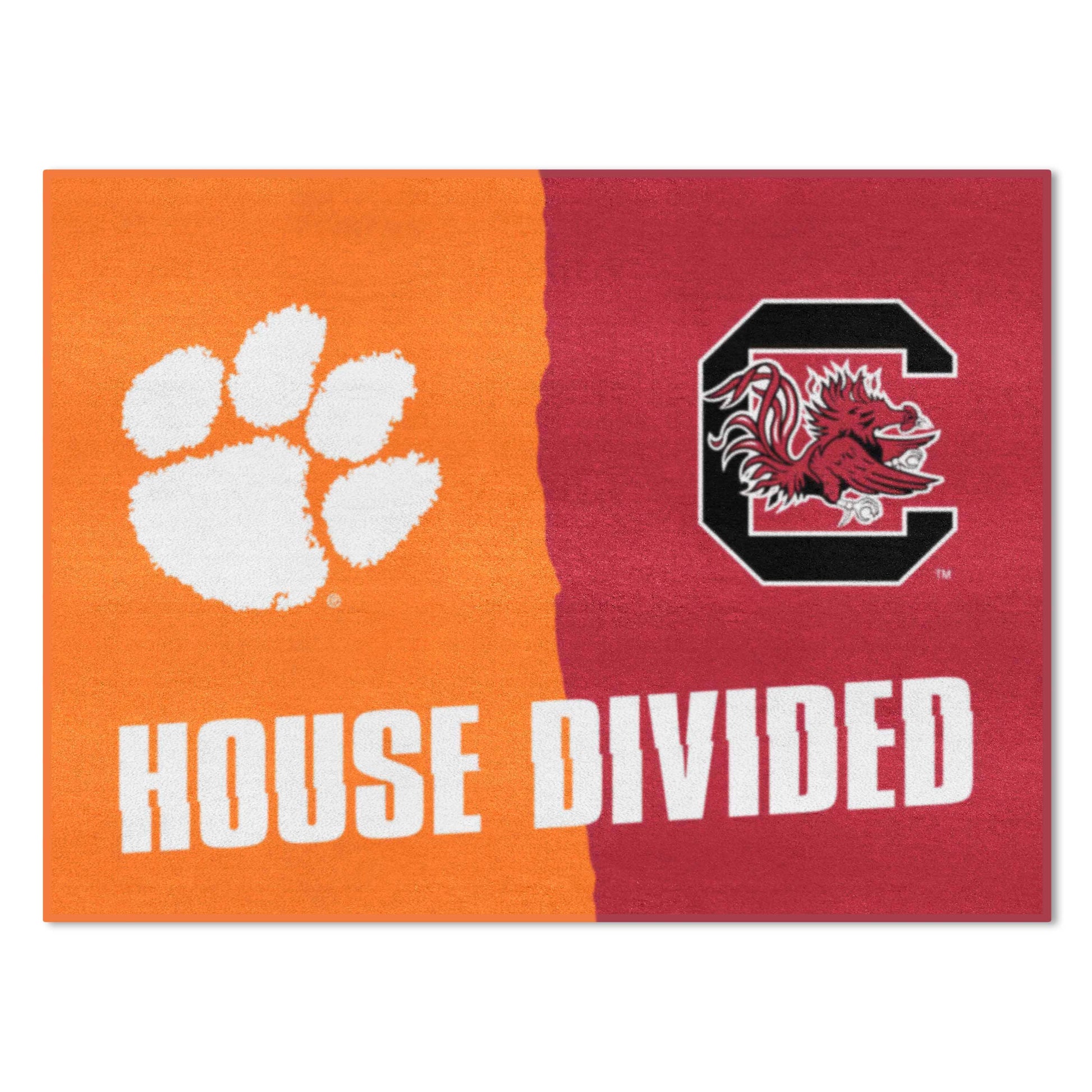 House Divided Mat - Clemson / South Carolina