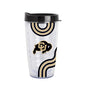 Colorado 16oz Waves Dbl Wall Clear Tumbler