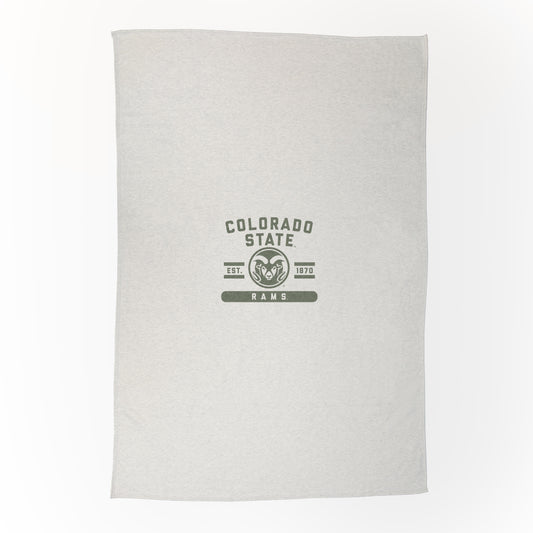 Colorado State Sublimated Sweatshirt Blanket