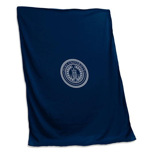 Duke Seal Screened Sweatshirt Blanket