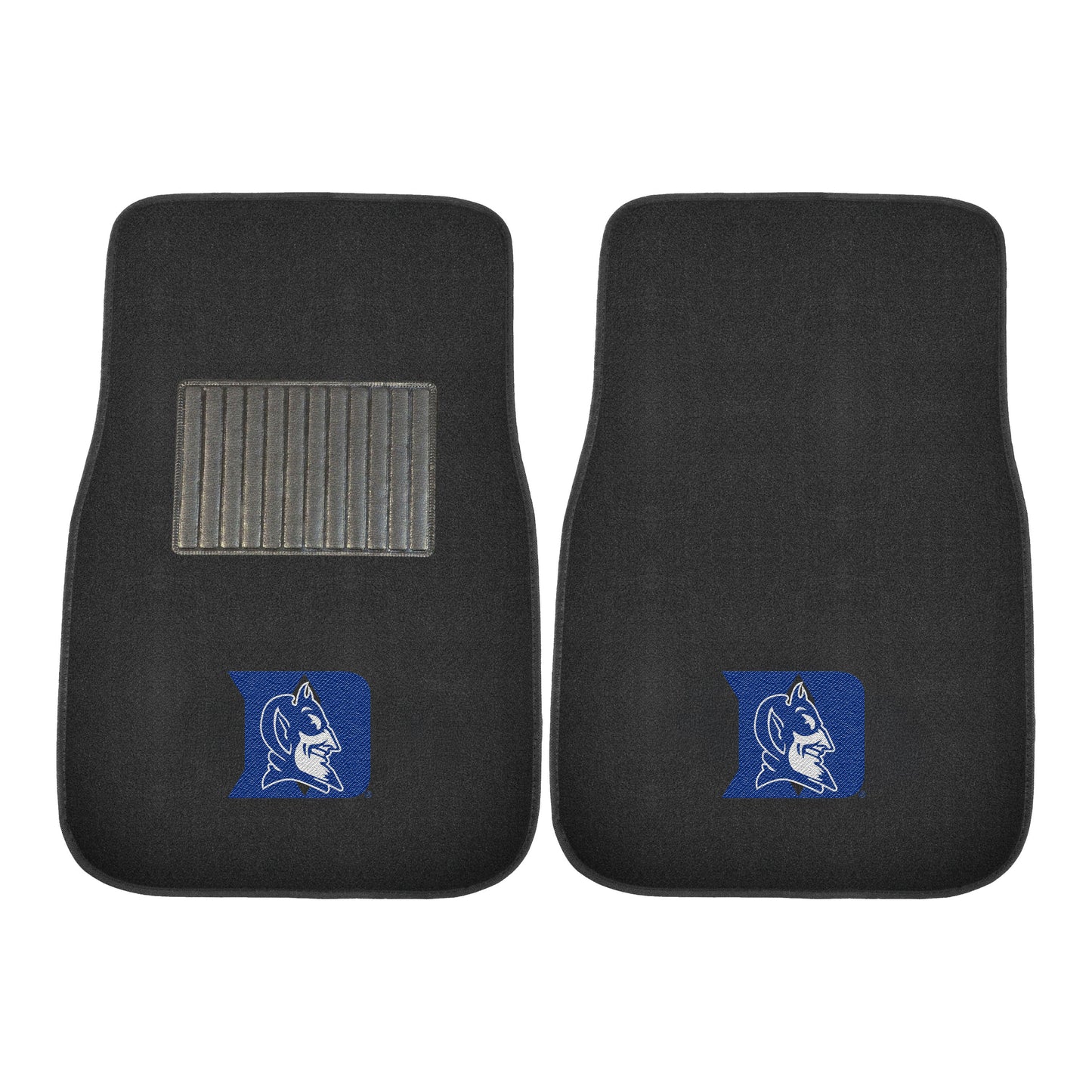 Duke 2-pc Embroidered Car Mat Set