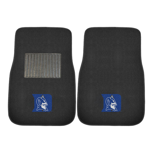 Duke 2-pc Embroidered Car Mat Set