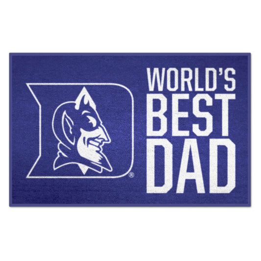 Duke University Starter Mat - World's Best Dad