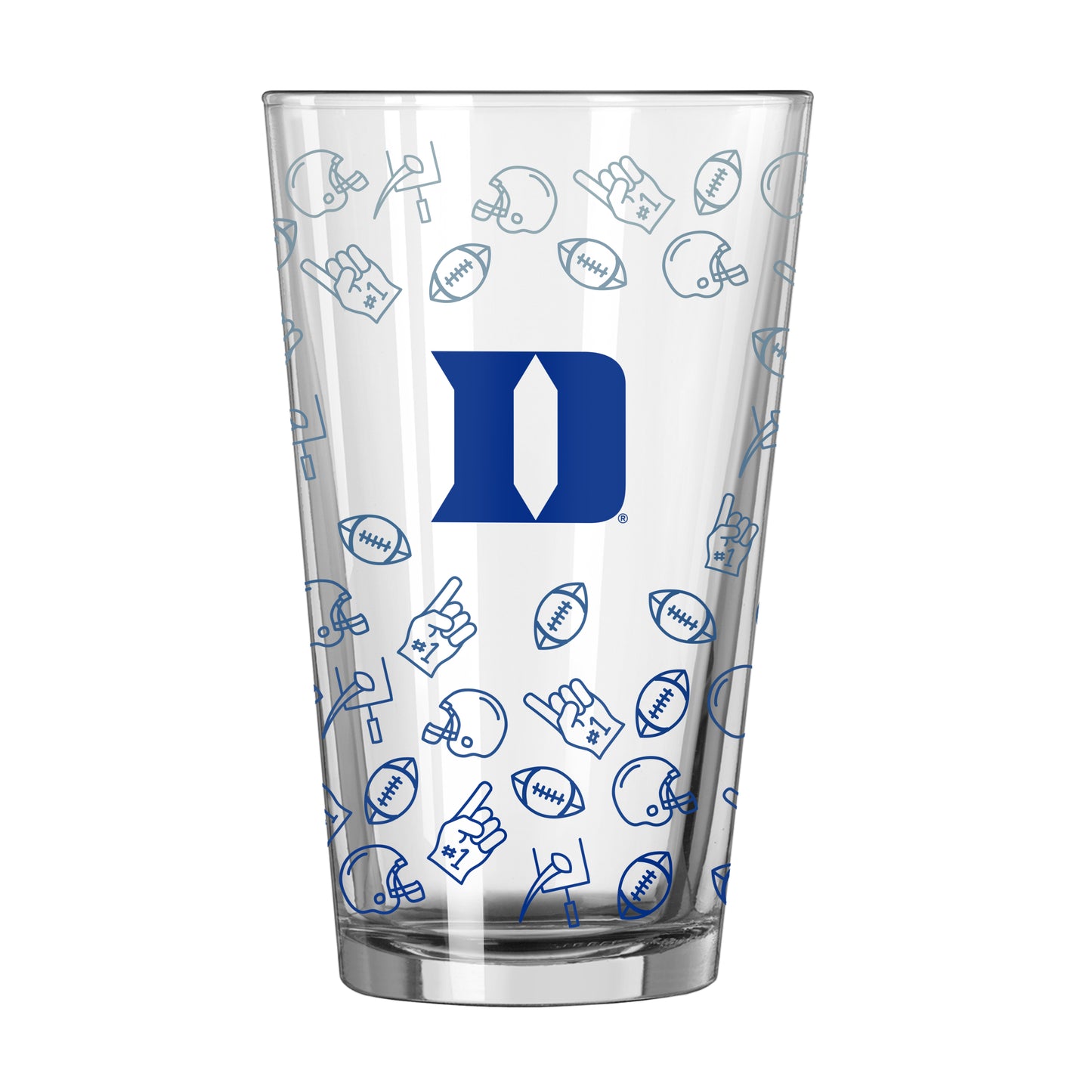 Duke 16oz Ombre Playmaker Pint Glass