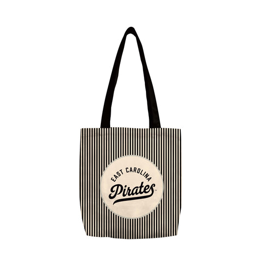 East Carolina Classic Black Canvas Tote