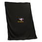 East Carolina Screened Black Sweatshirt Blanket