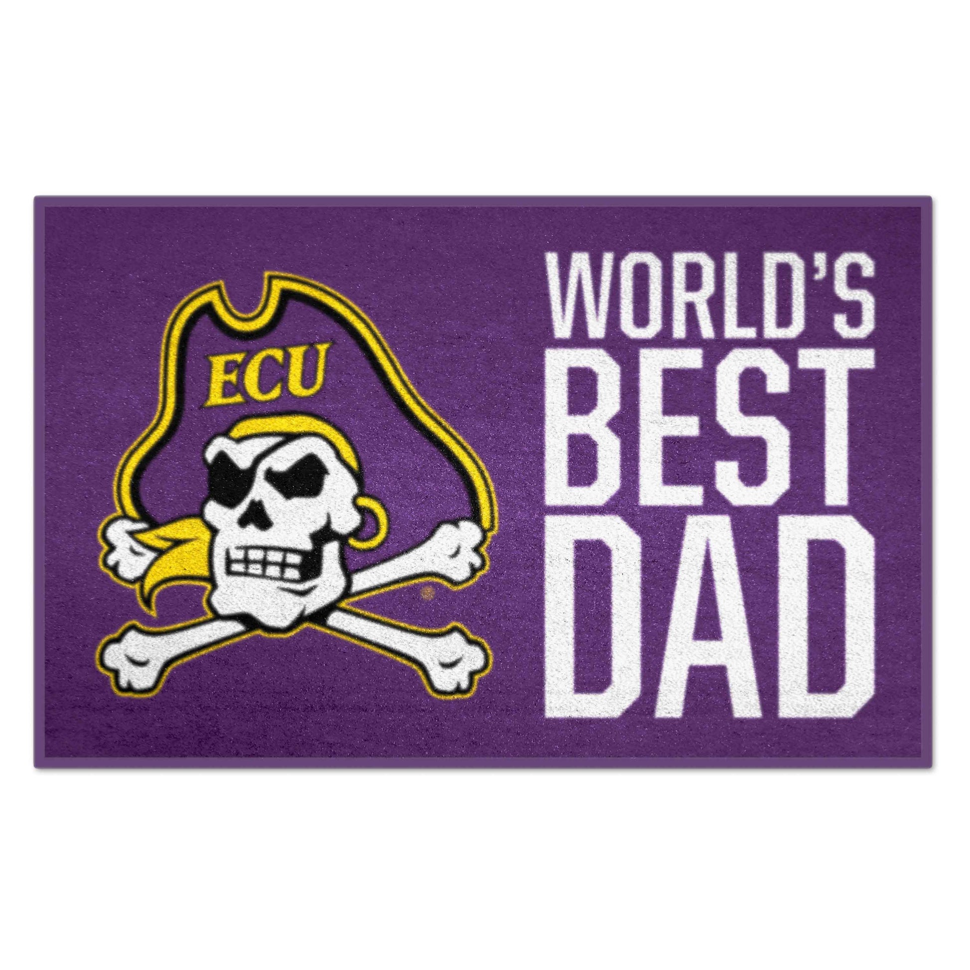 East Carolina University Starter Mat - World's Best Dad