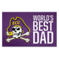 East Carolina University Starter Mat - World's Best Dad