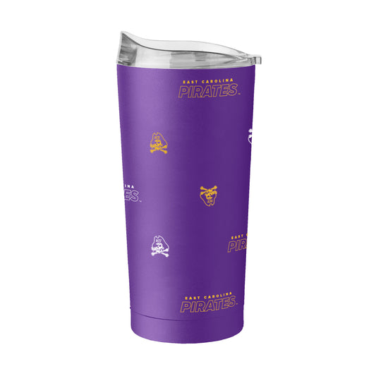 East Carolina 20oz Step And Repeat Powder Coat Tumbler