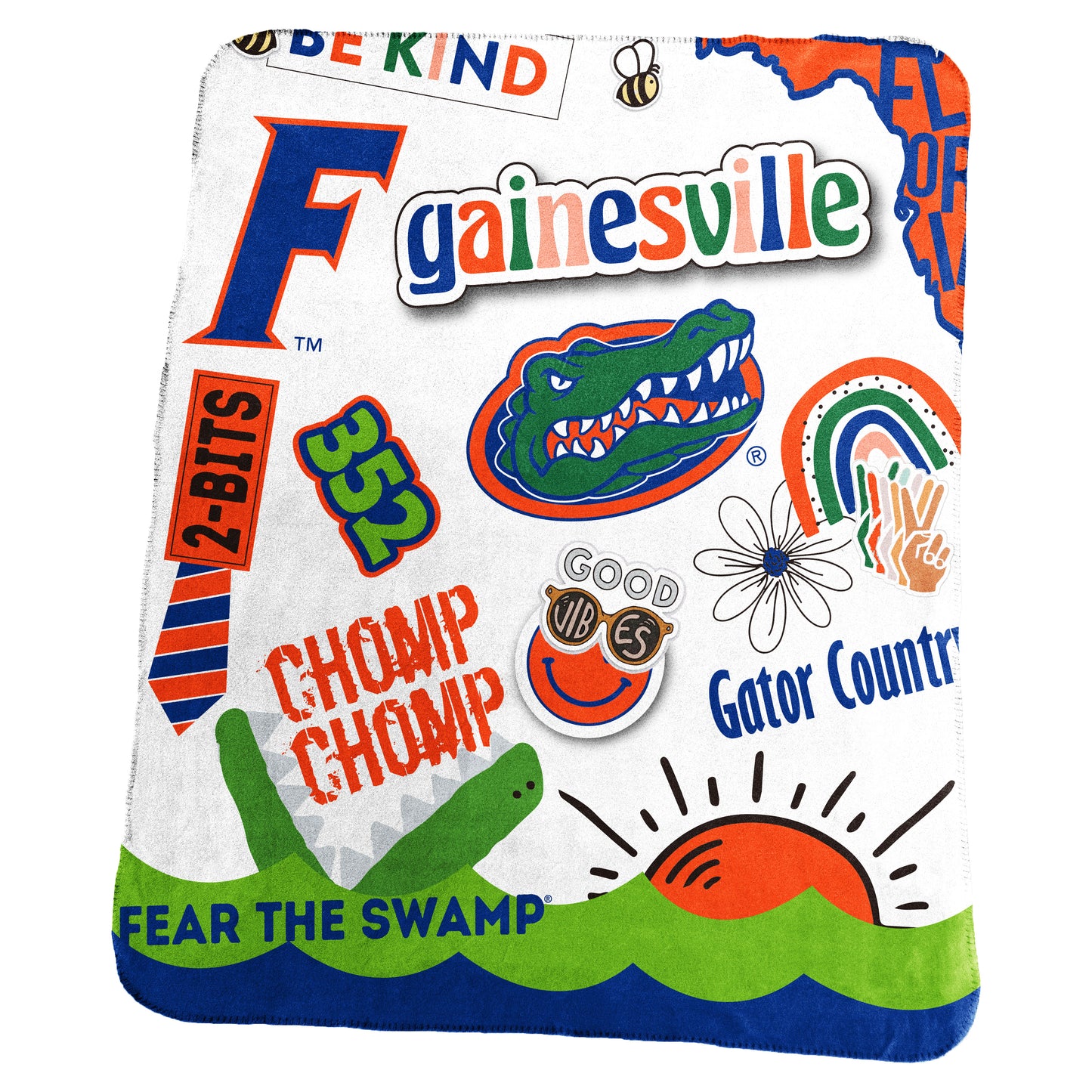 Florida Classic Native Fleece Throw