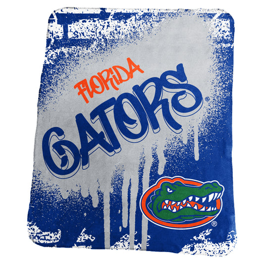 Florida Classic Graffiti Fleece Throw