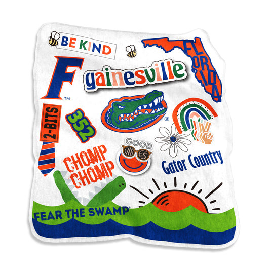 Florida Native Raschel Throw