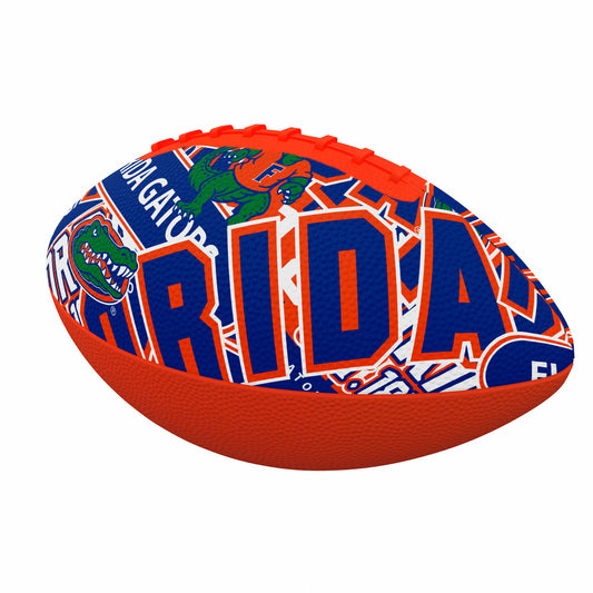 University of Florida Mini Abstract Size Rubber Footballl