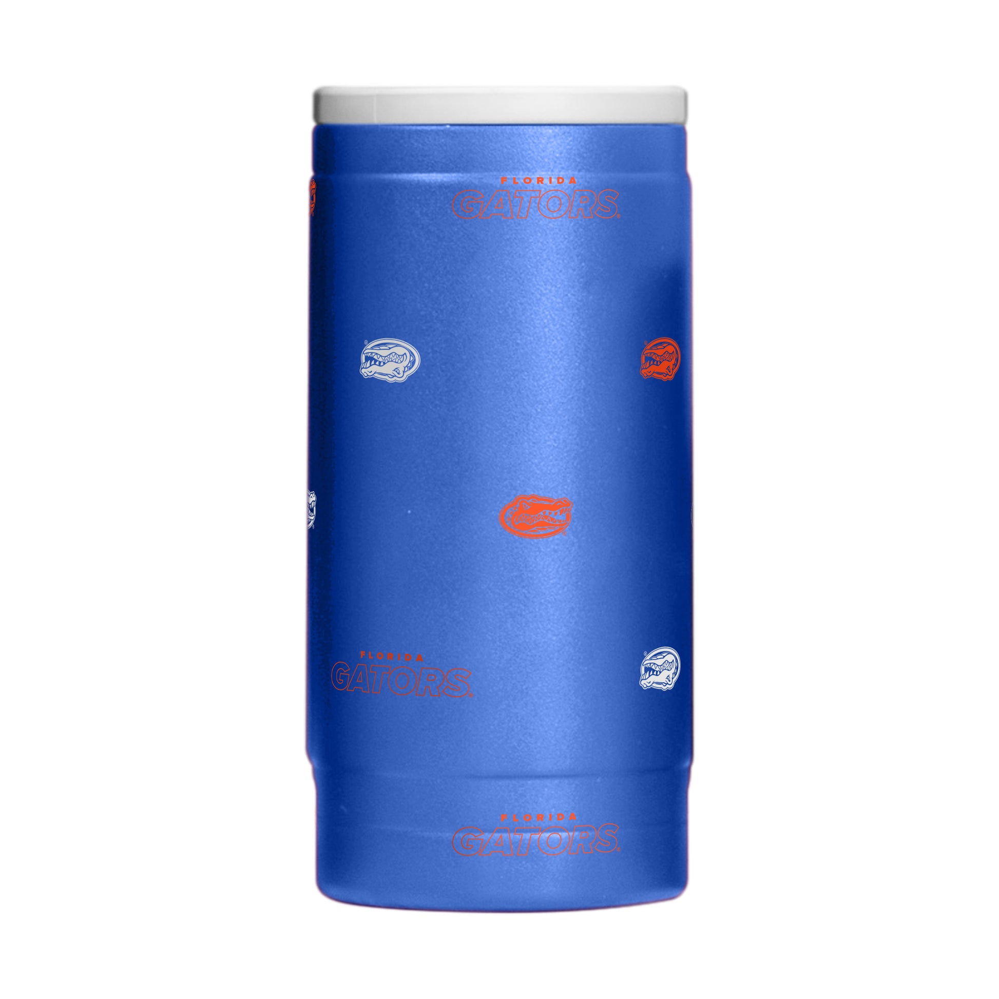 Florida 12oz Step And Repeat Powdercoat SlimCan Coolie
