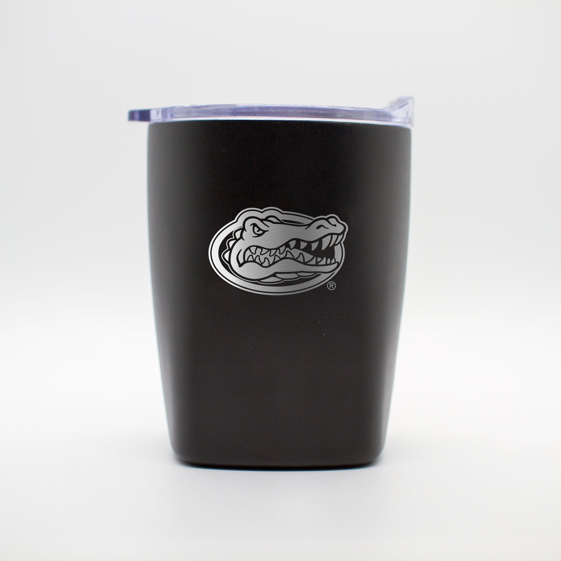 Florida 10oz Etch Black Powder Coat Rocks Tumbler