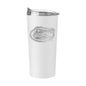 Florida 20oz Etch White Powder Coat Tumbler
