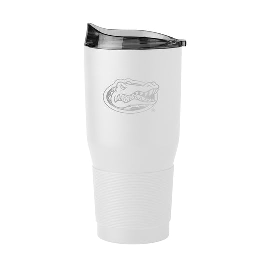 Florida 30oz Etch White Powder Coat Tumbler