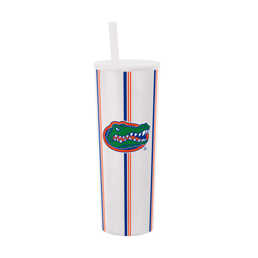 Florida 30oz Thin Stripe SS Straw Tumbler