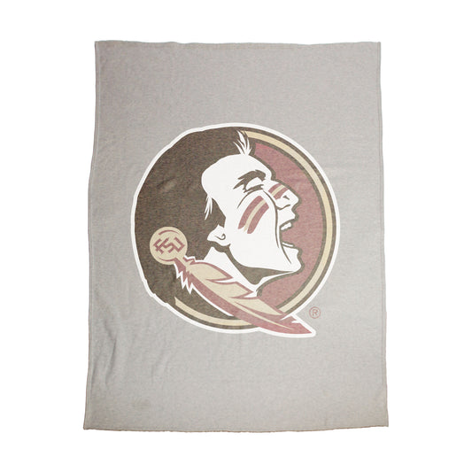 FL State Oversized Logo Sublimated Sweatshirt Blanket