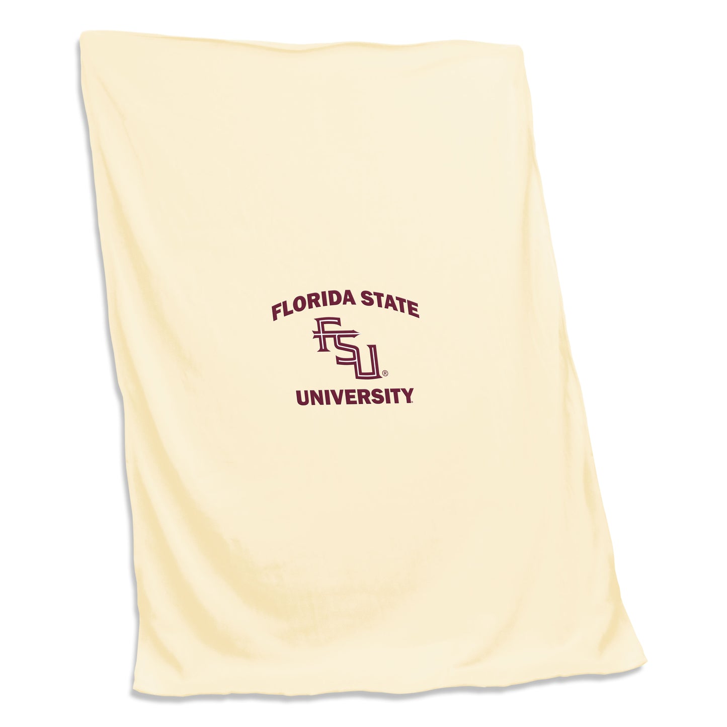 FL State Oatmeal Screened Sweatshirt Blanket