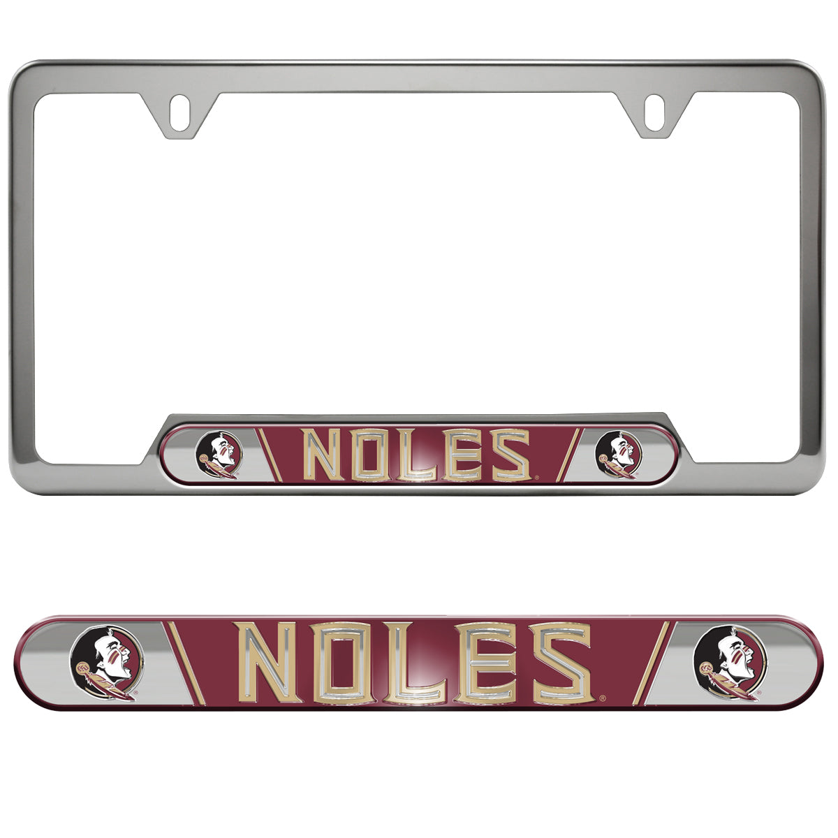 Florida State University Embossed License Plate Frame