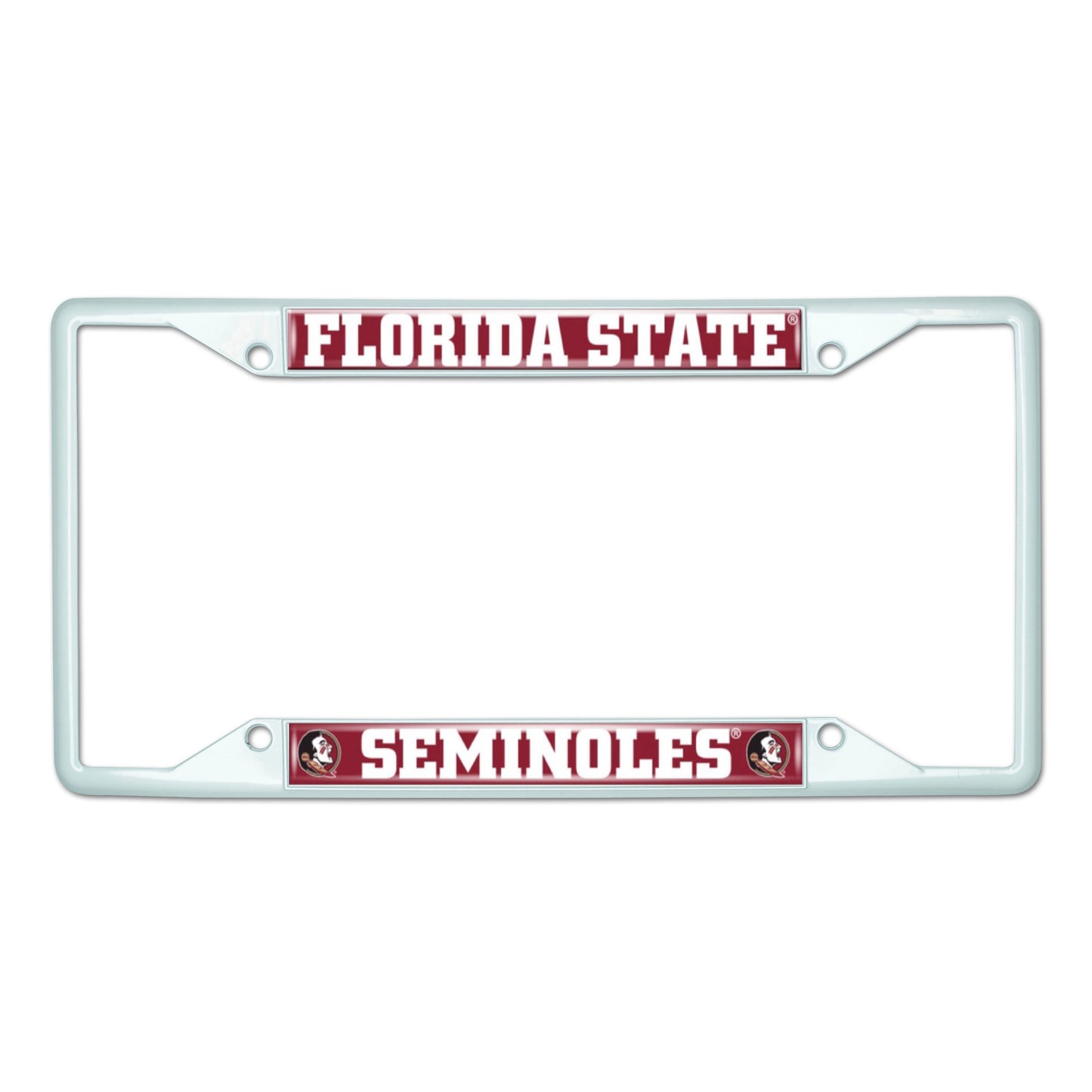 Florida State-White License Plate Frame