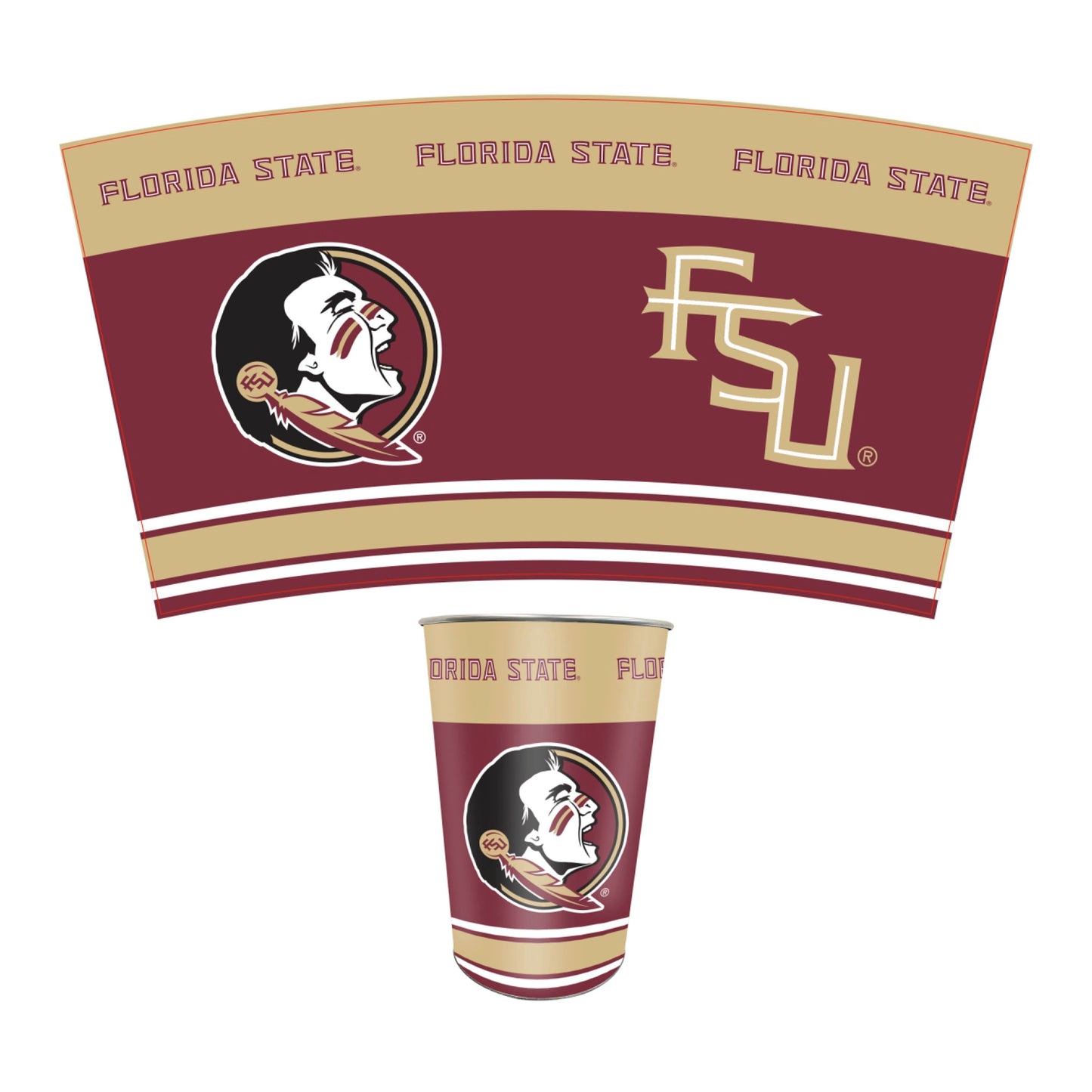 Florida State University Wastebasket