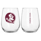 Florida State 16oz Gameday Curved Beverage Glass