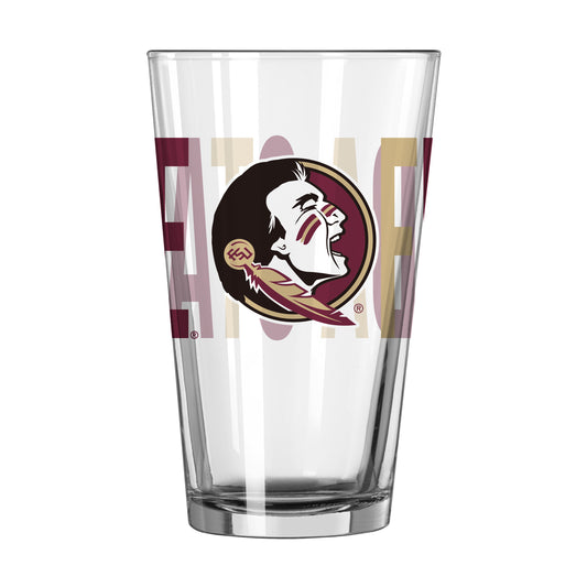 Florida State 16oz Overtime Pint Glass