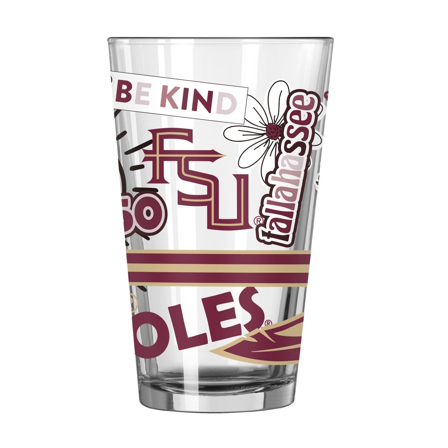 FL State 16oz Native Pint Glass