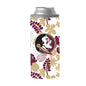 FL State 12oz Floral Slim Can Coolie