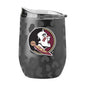 FL State Leopard 16oz Black Powdercoat Curved Beverage