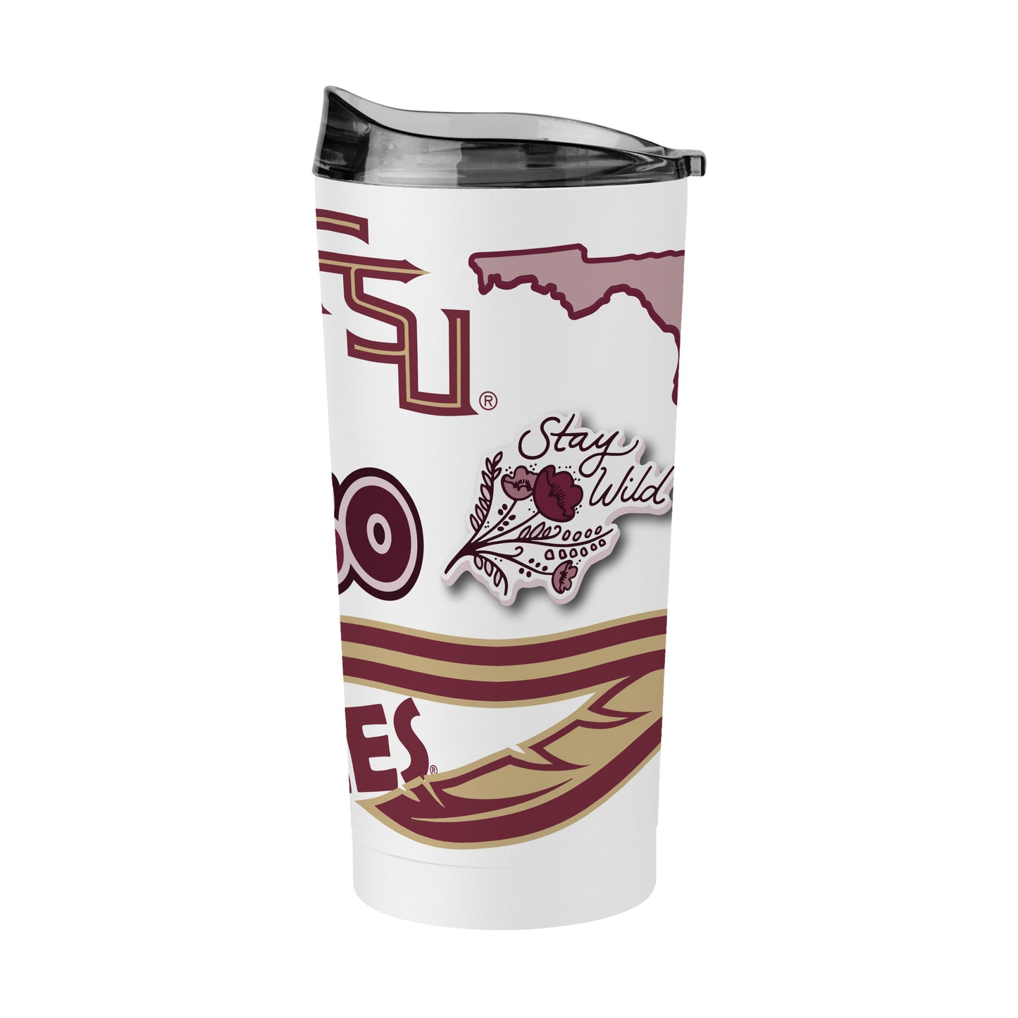 FL State 20oz Native Powder Coat Tumbler