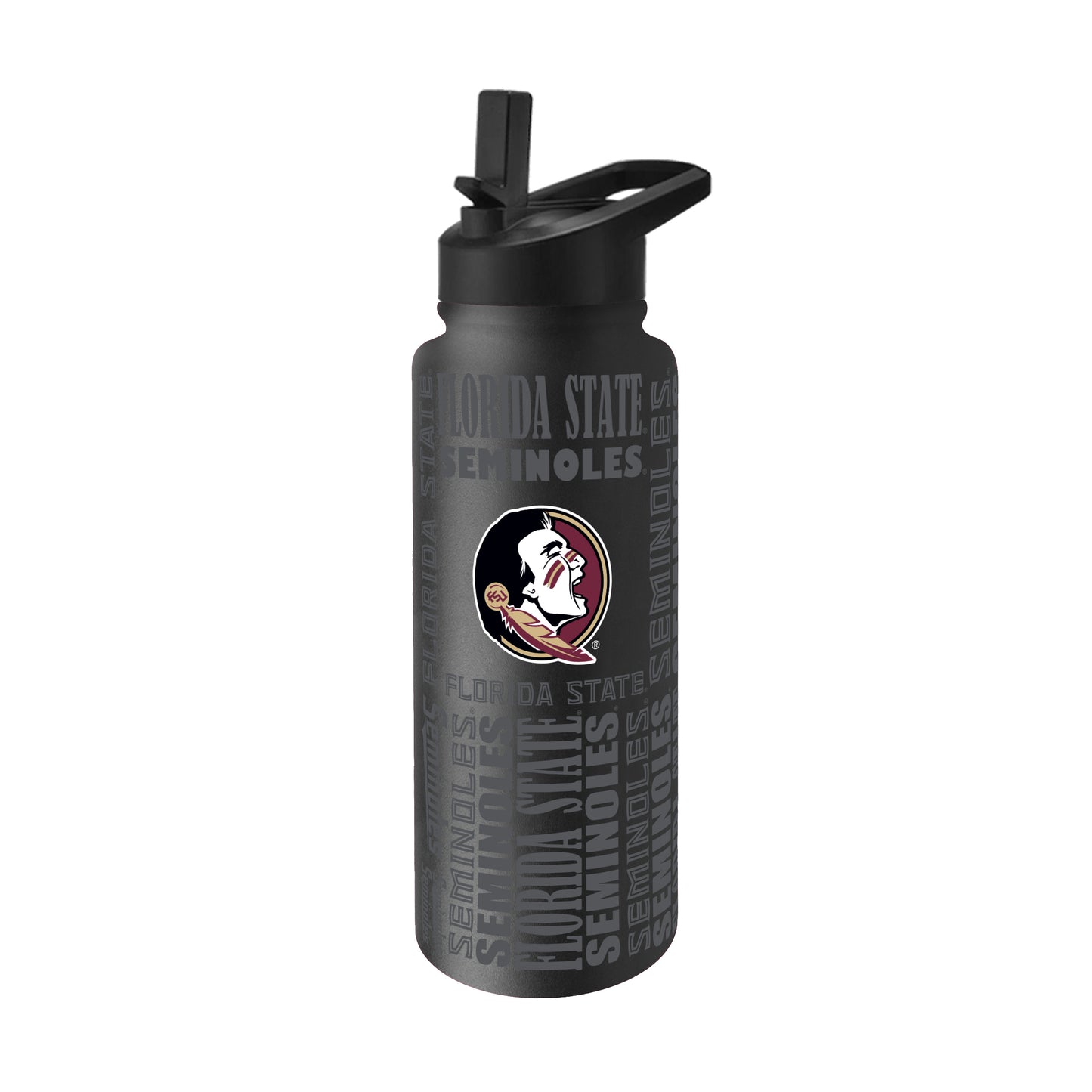 FL State 34oz Black Replay Quencher Bottle