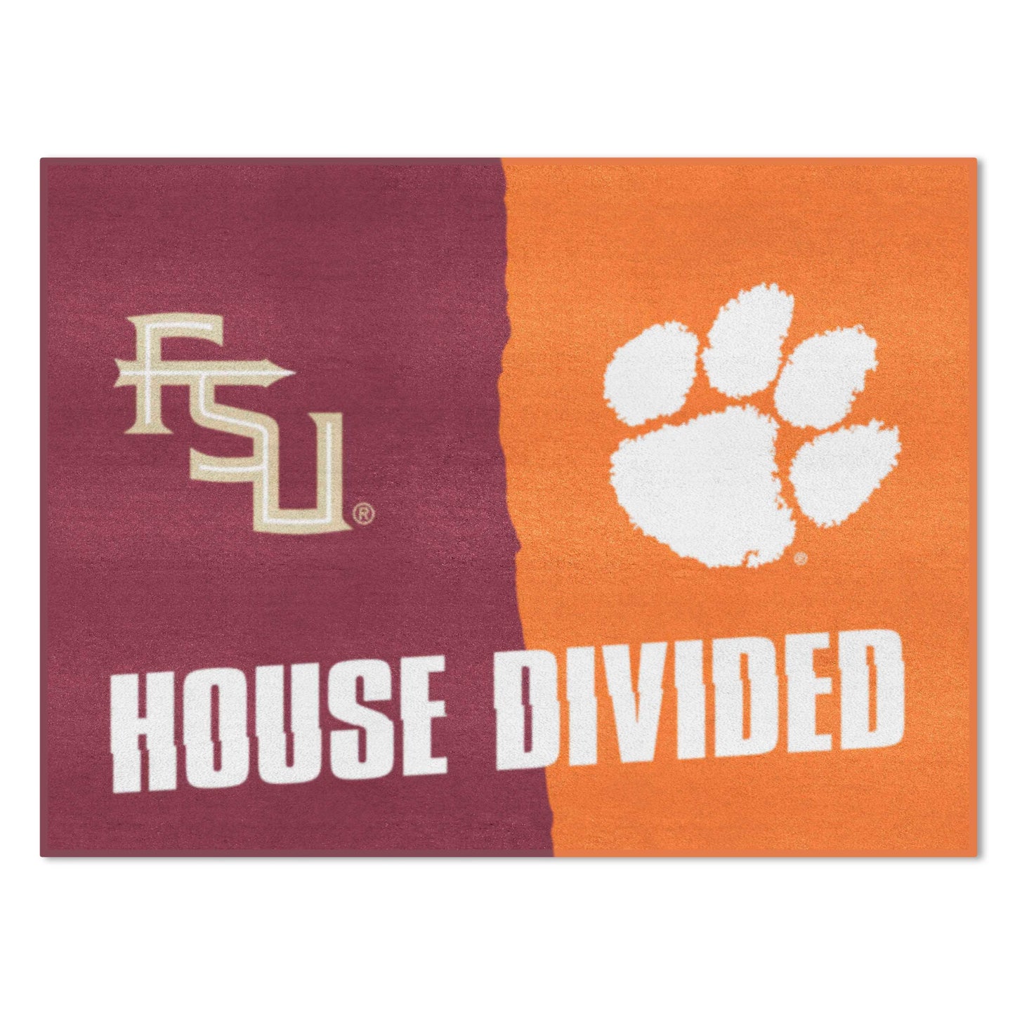 House Divided Mat - Florida State / Clemson