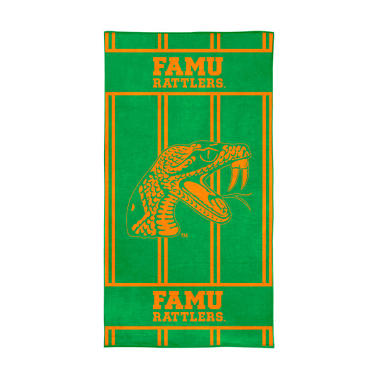 Florida A&M Beach Stripe Towel 38x72