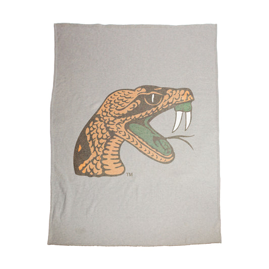 Florida A&M Oversized Logo Sublimated Sweatshirt Blanket