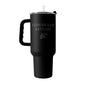 Florida A&M 40oz Black Tonal Powder Coat Tumbler