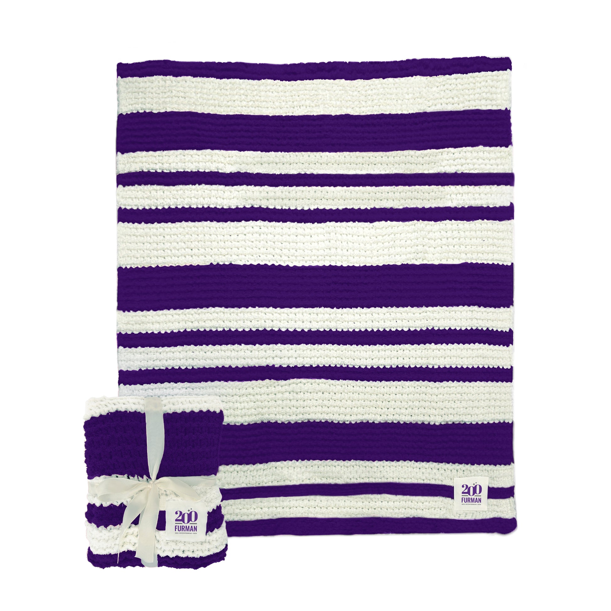 Furman Bi-Centennial Cable Knit Throw 50x60