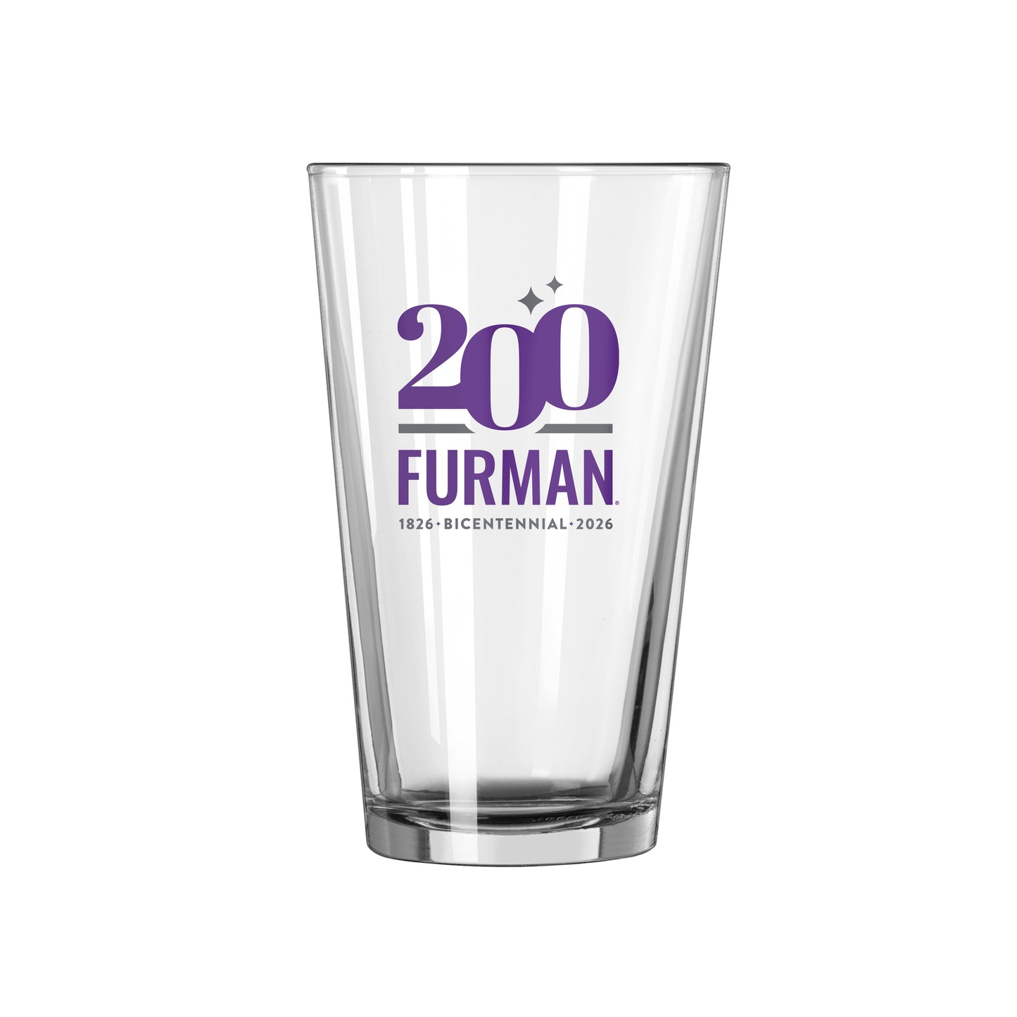 Furman Bi-Centennial 16oz Pint Glass