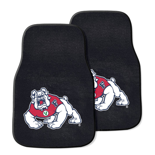Fresno State 2-pc Carpet Car Mat Set