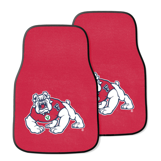 Fresno State 2-pc Carpet Car Mat Set