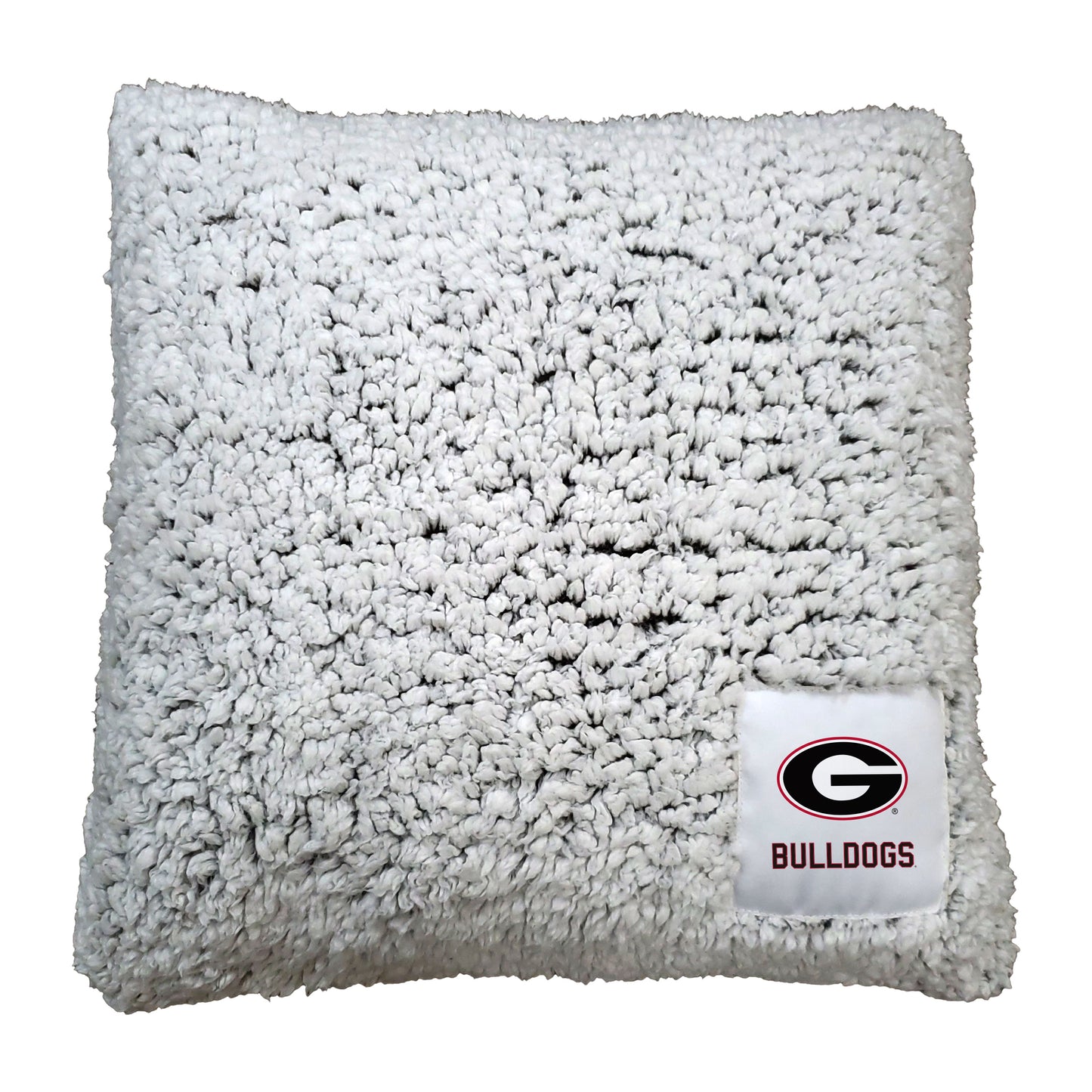 Georgia Campus Colors Frosty Throw Pillow