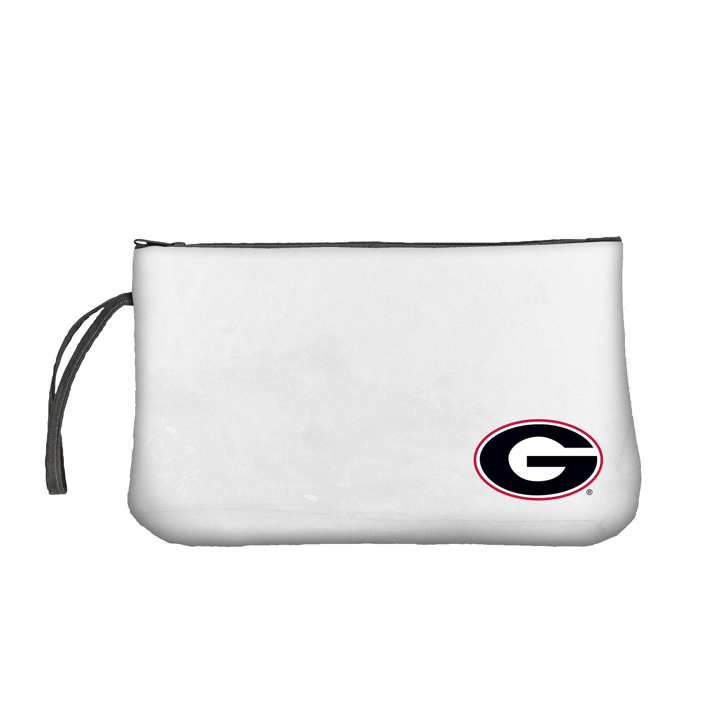 Georgia Clear Black Wristlet